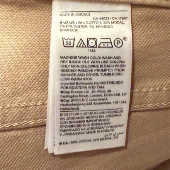 Banana Republic Men’s The Traveler Slim Fit 31 x 32 - khaki tan - Picture 9 of 9